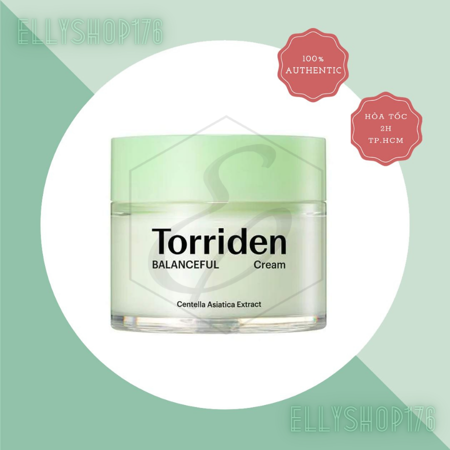 Kem dưỡng ẩm phục hồi da mụn Torriden Balanceful Cica Soothing Cream - 80ml